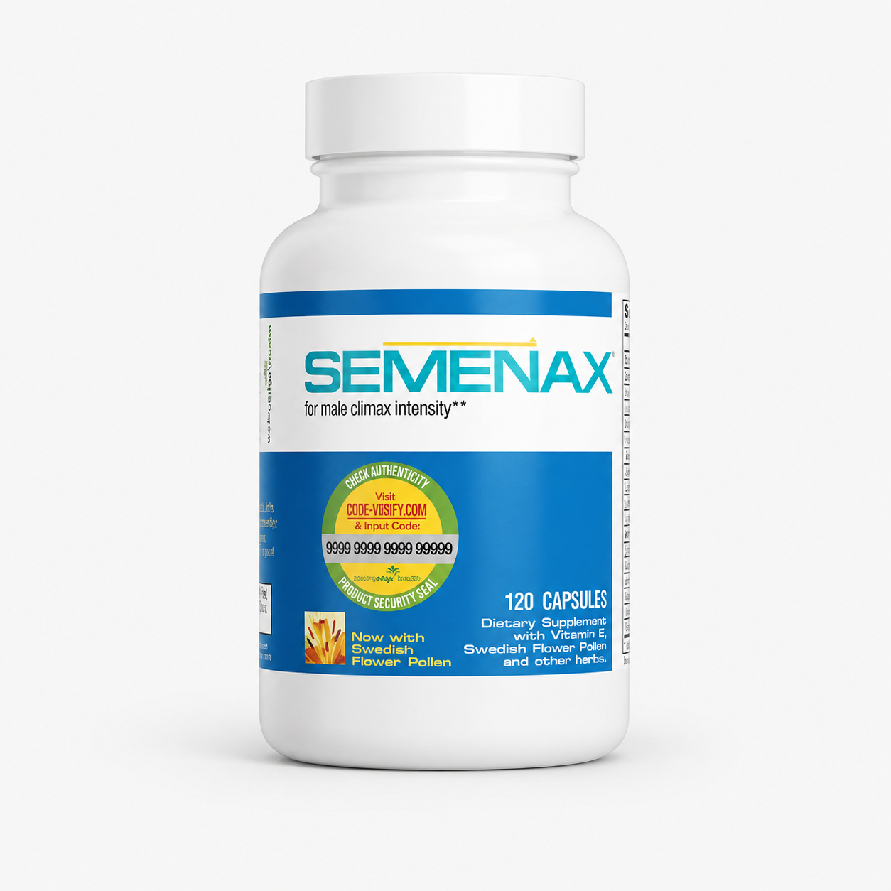 Semenax supplement bottle